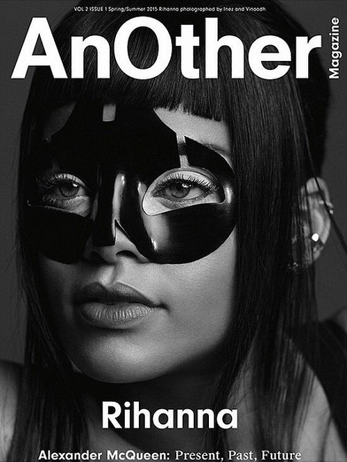Rihanna another magazine 2015  tribute to Alexander McQueen