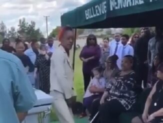 Video shows women getting kicked out of Funeral by family for trying to twerk on mans casket before they put him underground.