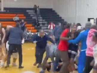 Brawl breaks out at Oklahoma high school basketball game